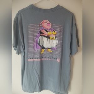 L- Light Blue Primitive Shirt: Majin Buu from DBZ